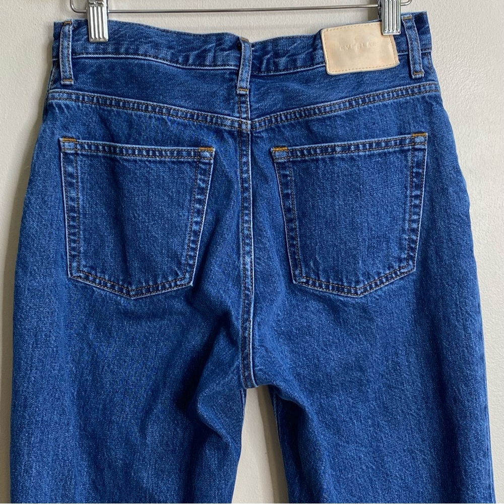 Everlane The '90s Cheeky Jean In Deep Atlantic Wash Size 26 Ankle - Picture 11 of 15